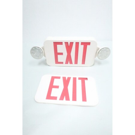 Hubbell with Emergency Led Lights Exit Sign CCR